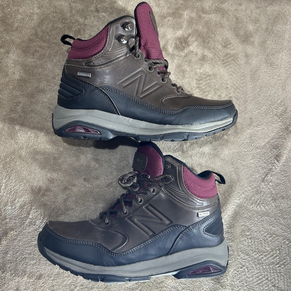 New Balance 1400 Waterproof Hiking Trail Boots Womens Size 6 B Brown WW1400DB